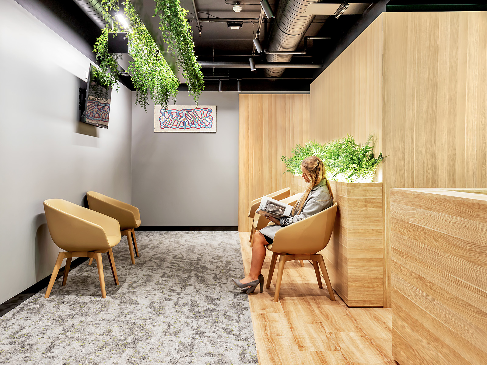Green Radiology | waiting room fitout | Eagleheart