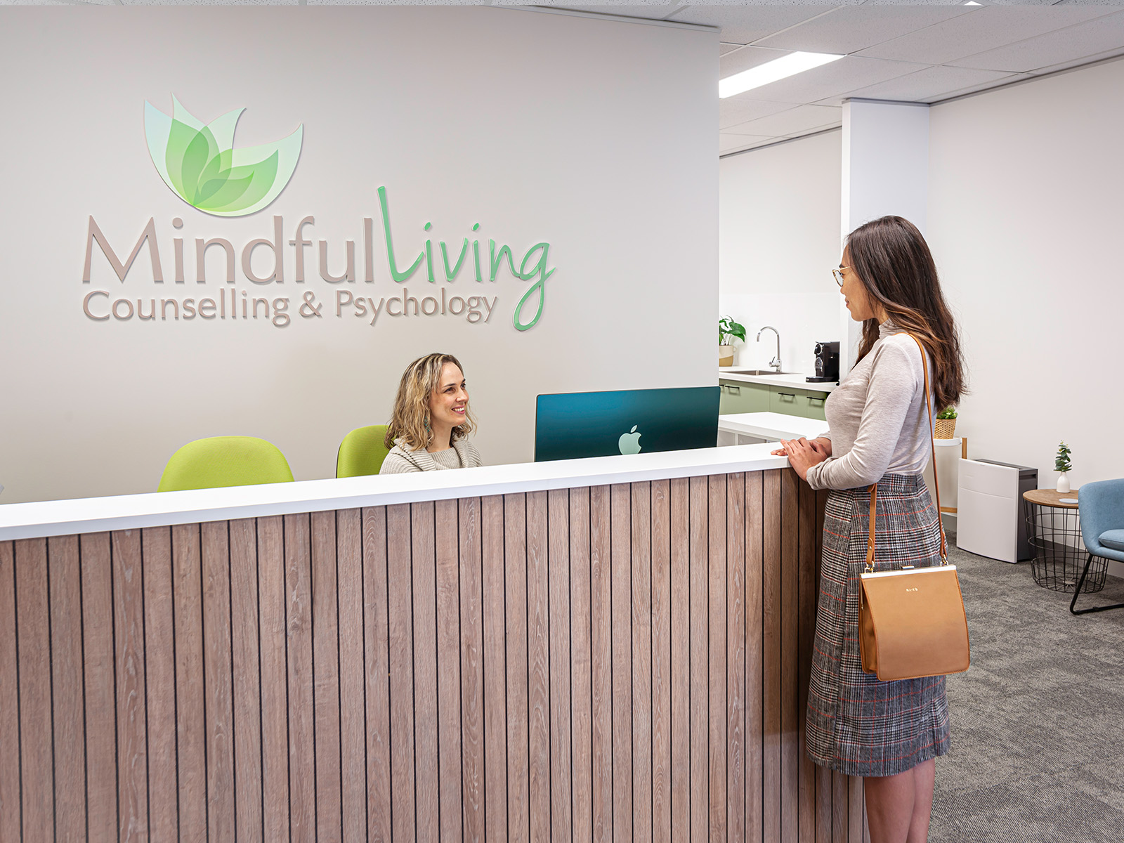 Mindful Living reception fitout