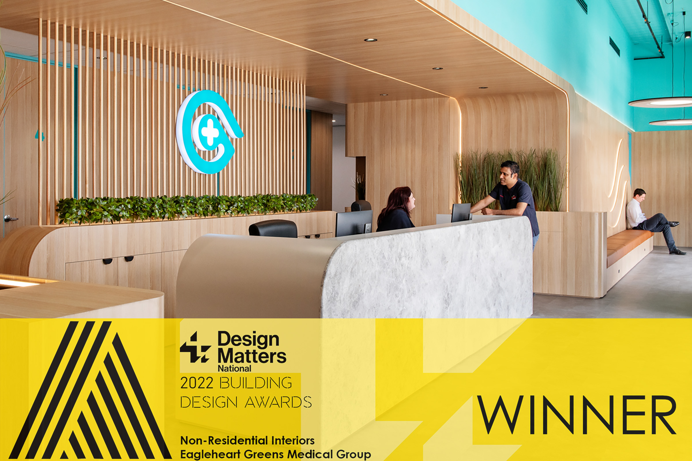 Design Matters Award | Greens Medical Group | Eagleheart | GP Fitout