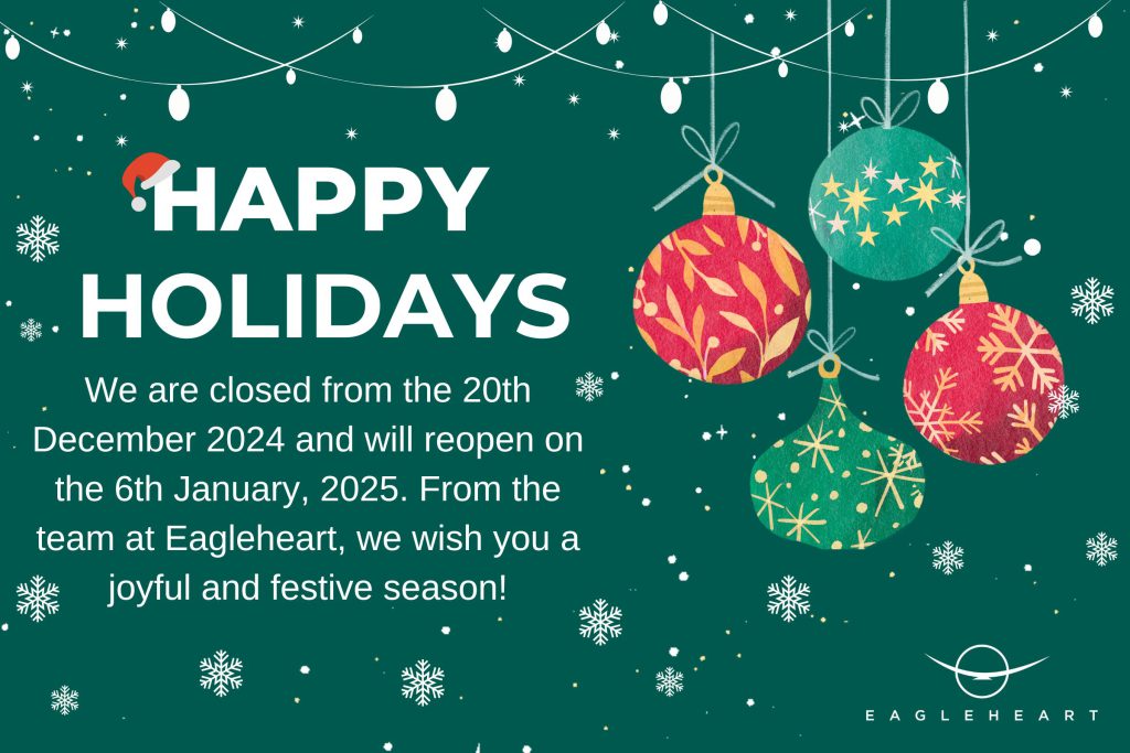 Happy holidays from the team at Eagleheart