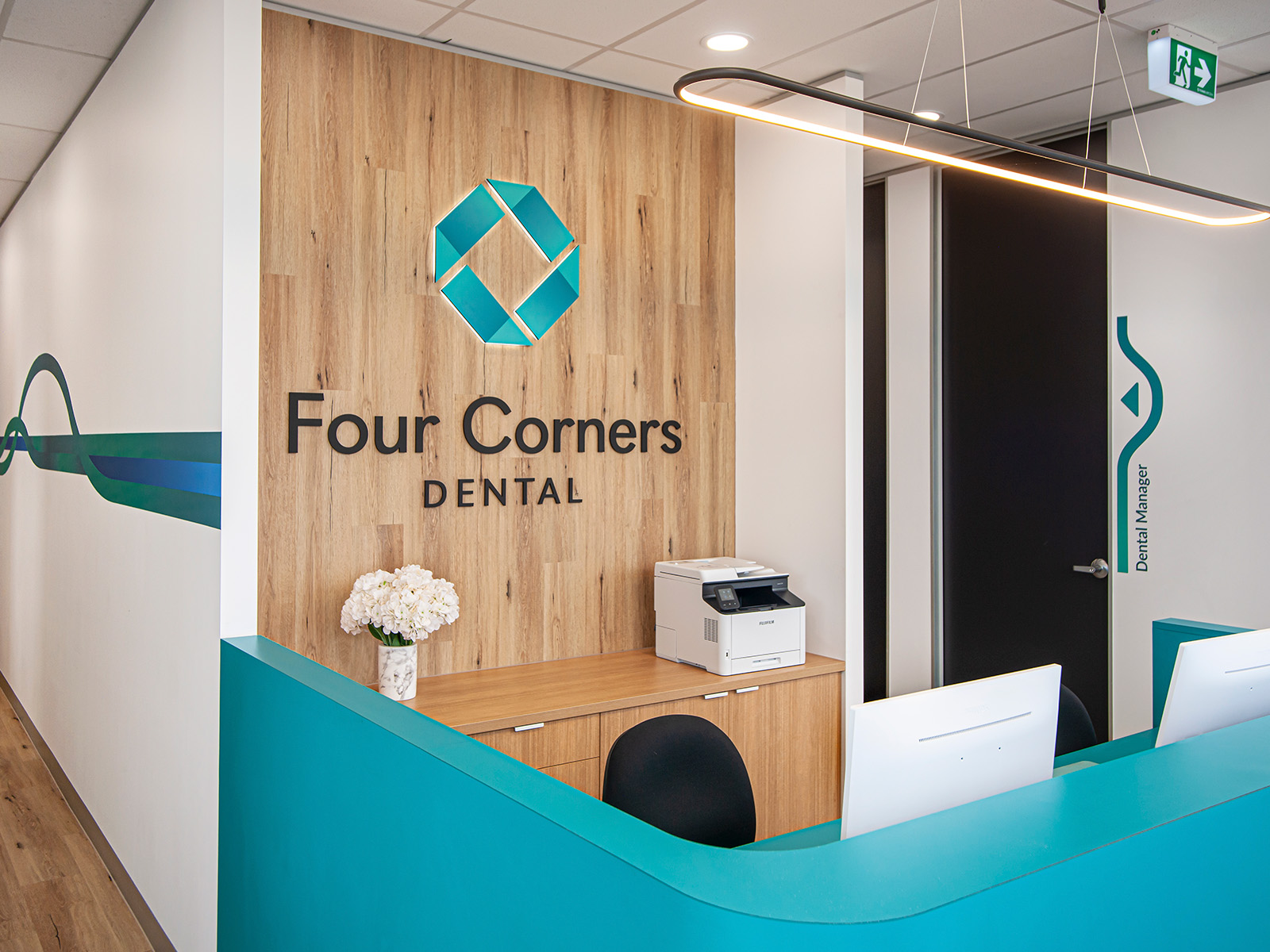 Four Corners Dental Fitout - Reception